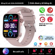Đồng Hồ Thông Minh 2025 Đo Axit Uric Mỡ Máu Điện Tâm Đồ Nhịp Tim Huyết Áp Nhiệt Độ Cơ Thể Theo Dõi S
