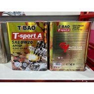 Engine Oil 2L T-Sport A SAE 0W20 100% Full Synthetic TIBAO