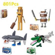Tung Tung Sahur‌ Figure Block Toy Tralalero Tralala‌ HarkBricks Tralala Figures Bricks Toy Gift