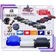 AUDI Protection CarCover Outdoor RACING KOOL Waterproof Dust Sun-proofRain Penutup Selimut Kereta SQ