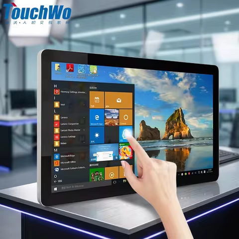 TouchWo 21.5 23.8 27 Inch Touch Screen Monitor Pc Touchscreen Monitor Industrial Android Window 10 A
