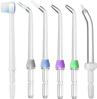 Flosser Replacement Tips for Waterpik Water Flosser, High-Pressure Water Flosser Tip Replacement, Compatible with Waterpik Oral Irrigator (6Pack)