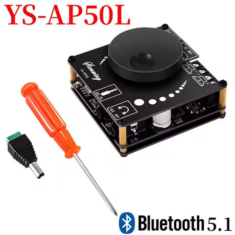 YS-AP50L 50W+50W 2.1 Channel Subwoofer Digital Power Amplifier Board Bluetooth 5.1 Stereo AMP Amplif