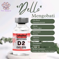 (The Bool's) Cat Medicine Vitamin D2 Anti Flu Calici Panleu Diarrhea Bonus Syringe Tool MULVITAMIN D