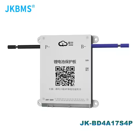 JK BMS BD4A17S4P Smart bms BT 8S 10S 12S 16S 17S 24V 48V BATTERY WITH 0.4A ACTIVE BALANCE bms lifepo
