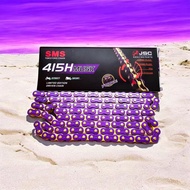 SMS RCP PURPLE GOLD TOKOYOKO CHAIN 415-132L 428-132L LIMITED EDITION RANTAI (JSC) JAPAN SPROCKET CHA