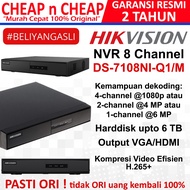 Hikvision 8 Channel NVR DS-7108NI-Q1/M 2MP - Hik Vision 4CH 8CH 16CH NVR