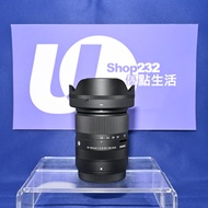 『Trade In優惠』新淨 Sigma 18-50mm F2.8 DC DN For Fujifilm 半幅鏡 等效28-75mm 恒定2.8光圈 F2.8大光圈 輕巧設計 旅行必備 XF-Noun