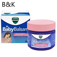 Vicks Baby Balsam Decongestant Chest Rub 50g