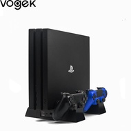 Vogek Dual Controller Charger for Sony PS4/PS4 Slim/PS4 Pro Console Cooling Stand Charging Station F