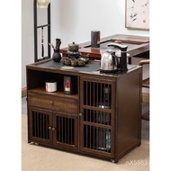 Tea Table Tea Cabinet Integrated Tea Table Mobile Living Room Household Solid Wood New Chinese Small