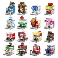 [SG Ready Stocks] Sembo Blocks SD6600 - SD6615 (16 DESIGN) Block Street Series Building Blocks Collection Educational