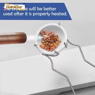 QuickBuy> 25.5CM Stainless Steel Crucible Tong Crucible Clamp Crucible Pliers White Gold Bowl Meltin