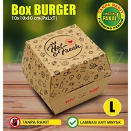 Burger Box - Burger Box - Burger Box | KRAFT CHOCOLATE - HOT & FRESH - L (50 pcs)