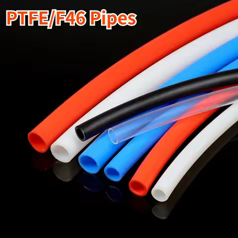 FEP PTFE Tube ID 0.5 1 2 2.5 3 4 5 6 7 8 10 12 14 16 18 20 mm PTFE/F46 Insulated Rigid Pipes 600V Fo