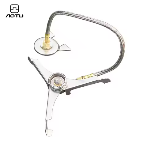 Outdoor Gas Stove Adapter Portable Gas Tank Connector Triangle Adapter