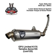 Knalpot Wrx Gp3 Limited K175 Aerox155