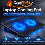 DealPadu Laptop Cooler USB Cooling Fan 2 Fan Laptop Cooling Pad Portable Laptop Cooler Kipas Laptop