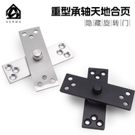 Stainless Steel Chicken Beak Degree Rotating Shaft 7 Slotted Up and Down Hinges Invisible Door Shaft