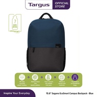 กระเป๋าเป้ใส่โน๊ตบุ๊คสำหรับขนาด 15.6 นิ้ว Targus Sagano EcoSmart Campus Backpack Blue [TBB63602GL]