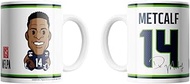 NFL DK Metcalf #14 Seattle Seahawks Coffee Mug 15 oz 450 ml Player Emoji