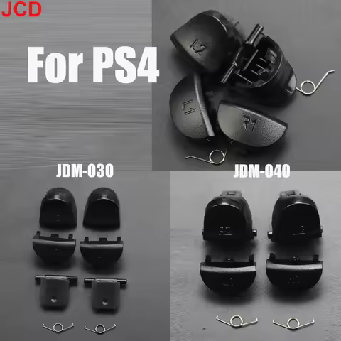 For PS5 V1.0 V2.0 BDM 010 020 Controller L1 R1 L2 R2 Trigger Button w/ Spring For PS4 Pro Slim JDM 0