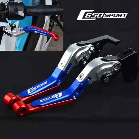 Motorcycle Accessories Extendable Adjustable For BMW C650 C650 SPORT C650SPORT 2015 2016 2017 scoote