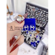 Silver meky mouse earrings HHJ