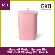 Eko Morandi Motion Sensor Bin with Soft Closing 12L， Peach