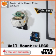 Wall Mount For Lego Star Wars Grogu with Hover Pram (75403)