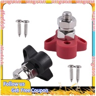 【D&F】2Pcs DC 48V 150A BusBar M10 Terminal Block Studs Battery Power Distribution Terminal Stud Bus B