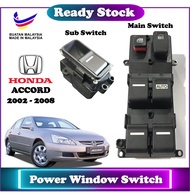 【 Honda Accord 2.4 】 Main Power Window Switch ( 2002 - 2008 / Made in Malaysia )