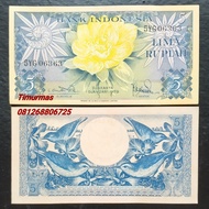 👍 Uang Kuno 5 Rupiah 1959 Bunga
