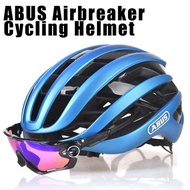 Abus Airbreaker Bicycle Helmet Low Drag Aerodynamics Mountain Bike Helmet Mtb Mobile Star Team