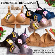 LARGE CUP C BRA / LARGE THIN FOAM BRA WIRELESS FENGYIIER BRA SIZE 40-46 3 HOOKS