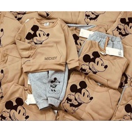 [6M-6Y] HM SWEATSHIRT SET WITH JOGGER PANTS OF PREMIUM QUALITY KIDS UNISEX BOY GIRL SET JALAN