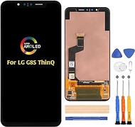 A-MIND for LG G8S ThinQ 6.21 inch Screen Replacement LMG810 LM-G810 LMG810EAW LCD Touch Screen and Display Digitizer Full Assembly