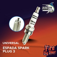 C7HSA ESPADA Platinium Spark Plug (3 legs) EX5 / Wave100 / Kriss100 / E-Bonus / Sport Bonus / SM Spo