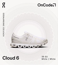On Cloud 6 白色波鞋