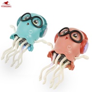 2Pcs  Electric Dancing Octopus Kid Toy Battery Operated Magic Dancing Jellyfish Toy SHOPSKC8650