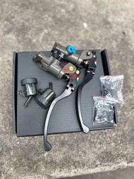 ปั้มบนคู่CNCปั้ม+ปั้มROSSI(โลโก้แดง)ปั้มคู่ซ้ายขวาใส่ XMAX PCX FORZA NMAX ใส่รถไฟฟ้าสกู๊ตเตอร์ได้)งา