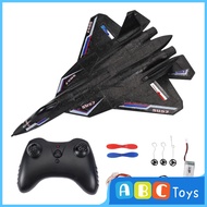Abctoys 2.4G mốp xốp EPP máy bay RC Điều Khiển Từ Xa Cố định-Cánh SU-57 Tàu lượn đèn chiếu đêm chống