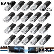 KARENGOODS Quick Connector, 2 Pin Way Plug Double Wire Wire Terminals, Waterproof Wire Connectors