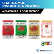 Cha Tra Mue Instant Tea Powder Original Thai Tea Milk Green Tea Rose Tea Thai Tea Gold Label Box - 2.5g/125g/200g