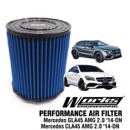Works Engineering Drop In Filter - Mercedes Benz GLA45 / CLA45 / A45 AMG