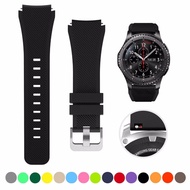 22mm 20mm Silicone Watch Band for Samsung Galaxy Watch 46mm 42mm Sports Bracelet Wrist Strap for Samsung Gear S3 Frontier/Huawei Watch
