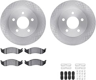 Dynamic Friction Company Front Brake Rotors with 5000 Advanced Brake Pads includes Hardware 6512-421