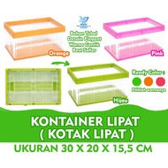 Foldable Stacking Toy Box Plastic Container Plastic Storage Box Multifunctional Stacking Container S