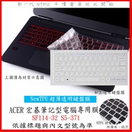 NTPU New Thin Film ACER swift1 SF114-32 S5-371 Keyboard