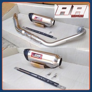 AHM M2 Exhaust for FZ150i / Exhaust for FZ150 / Exhaust for FZ150 V1 / FZ150i Exhaust / FZ Exhaust /